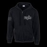 Mgla - Logo Zip Hood (Mit Ärmelprint)