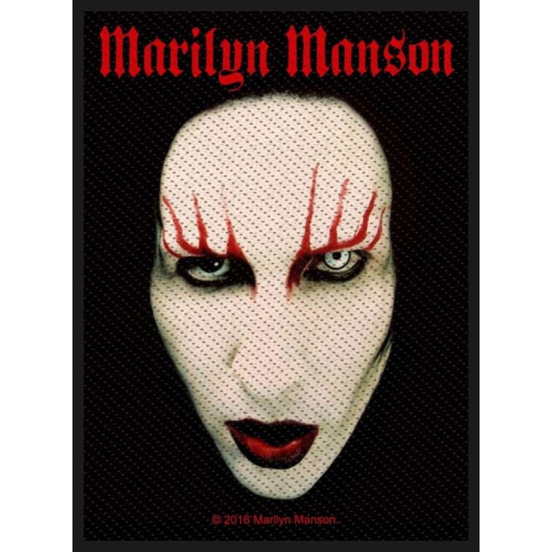 Marilyn Manson - Face ( Patch 10 x 7,5 cm )