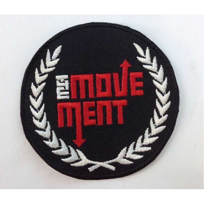 MOVEMENT - Logo ( Patch Durchmesser ca. 7,5 cm gestickt
