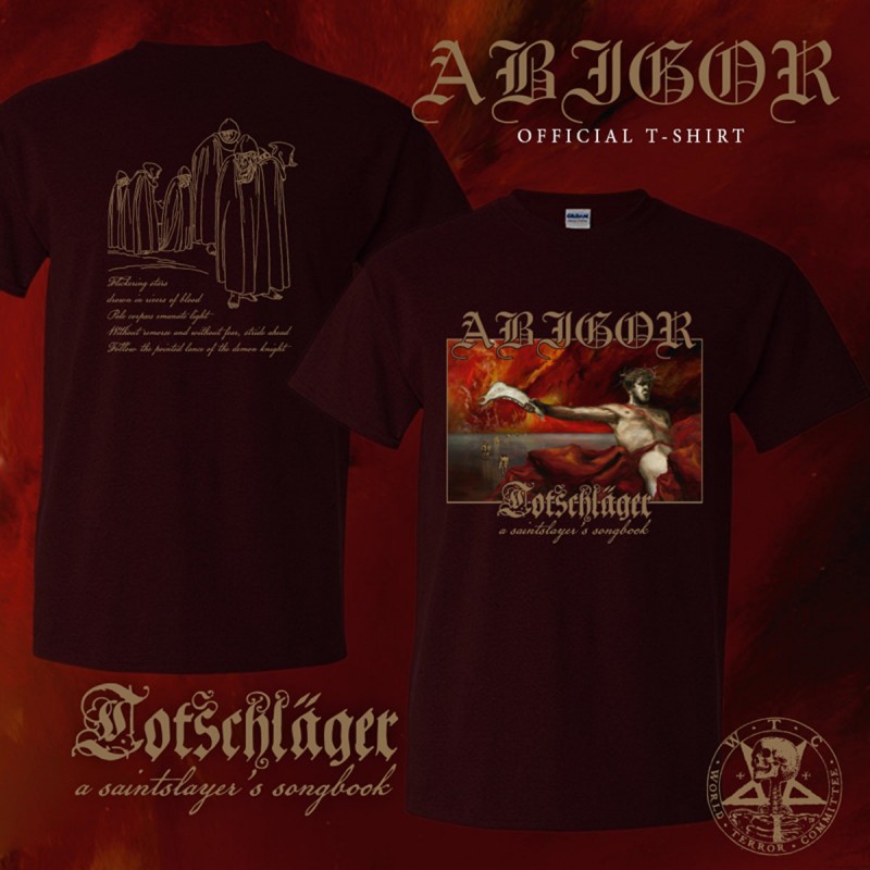 Abigor - Totschläger (T-Shirt Weinrot)