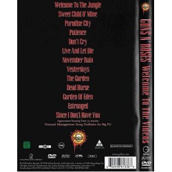 Guns N' Roses ‎– Welcome To The Videos  (II. Hand DVD)