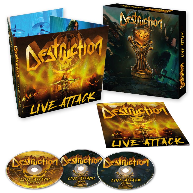Destruction - Live Attack (Doppel Digi - CD + BluRay)