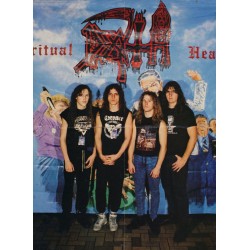 Death - Spiritual Healing (Custom Tri-Color Merge with Splatter Vinyl)
