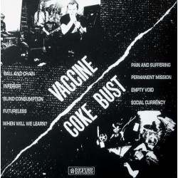 Coke Bust / Vaccine - Coke Bust / Vaccine (7inch Blue Vinyl)