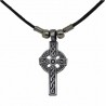 Halskette - Historisches Kelten - Kreuz ( Zinn )