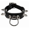 Killernieten Armband 1 reihig mit Ring ( Leder )