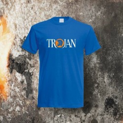 Trojan - Logo Hell Blau...