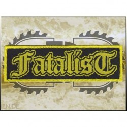 Fatalist - Yellow Logo (Patch)