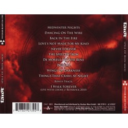 Tarot – The Spell Of Iron MMXI (CD)