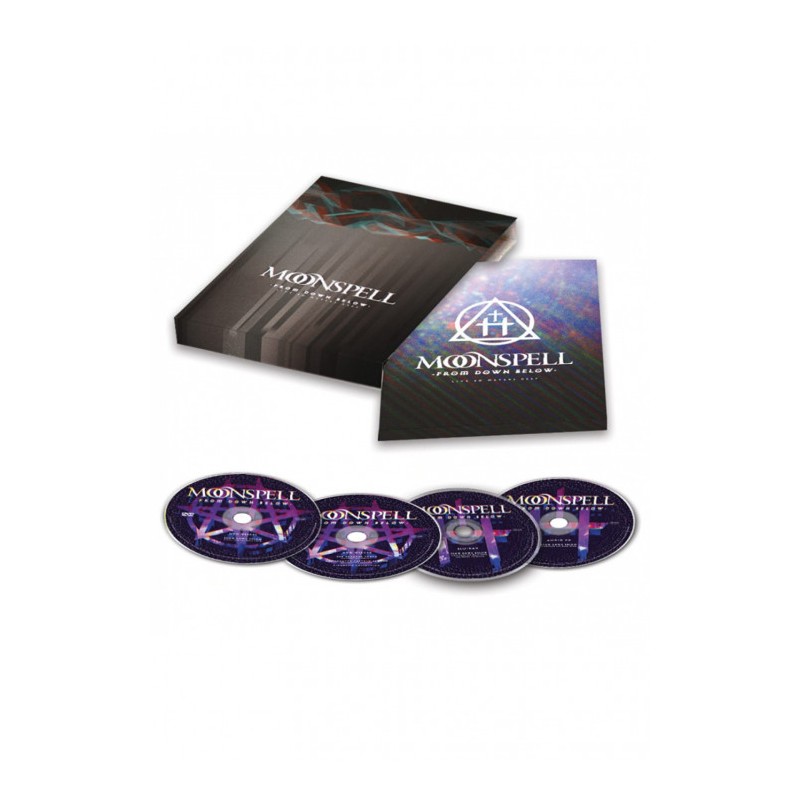 Moonspell - From Down Below - Live 80 Meters Deep (A5 Digipak CD&DVD&Blu-Ray)
