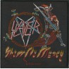 SLAYER - SHOW NO MERCY ( Aufnäher ca. 9 x 9 cm )