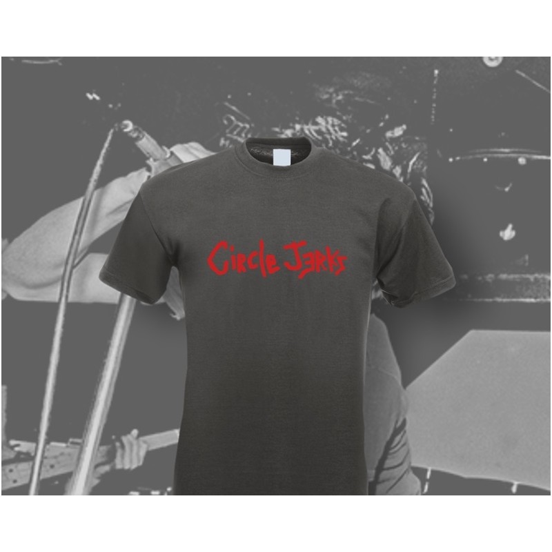 Circle Jerks - Logo (T-Shirt Dunkelgrau)