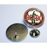 AC/DC - Black Ice Logo Rund (metal pin)