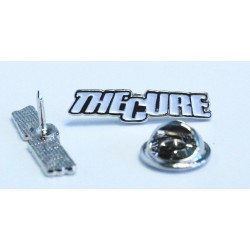 The Cure - Logo Weiß (metal...