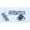 The Cure - Logo Weiß (metal pin)