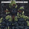 Asshammer/Suffering Mind-Split LP (Black Vinyl)