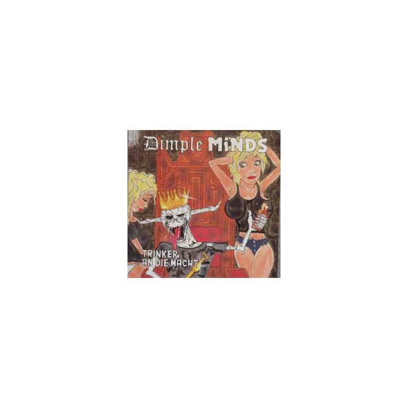 DIMPLE MINDS - TRINKER AN DIE MACHT ( Rarität blaues Vinyl )