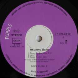 DEEP PURPLE - MACHINEHEAD  ( II.Hand Gatefold Vinyl )