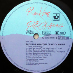 Roger Waters - The Pros And The Cons Of Hitchhiking (II.Hand Rarität Vinyl Pressung 1984 Cover:VG Vinyl:VG)