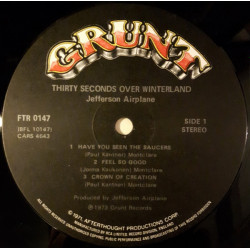Jefferson Airplane - Thirty Seconds Over Winterland (II.Hand Vinyl Rarität Pressung 1973 Cover:VG Vinyl:Mint)