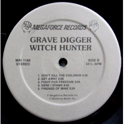 Grave Digger - Witch Hunter (II.Hand Vinyl Rarität Pressung 1985 Cover:VG Vinyl:Mint)