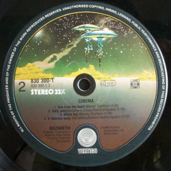 Nazareth - Cinema (II.Hand Vinyl Rarität Pressung 1986 Cover:VG Vinyl:VG)