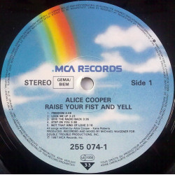 Alice Cooper – Raise Your Fist And Yell (II.Hand Vinyl Rarität 1987)