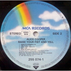 Alice Cooper – Raise Your Fist And Yell (II.Hand Vinyl Rarität 1987)