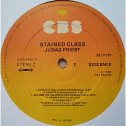Judas Priest - Stained Class (2Hand Vinyl Rarität 1978)
