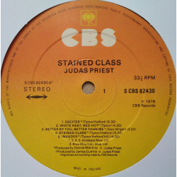 Judas Priest - Stained Class (2Hand Vinyl Rarität 1978)