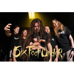 SIX FEET UNDER - LOGO PATCH ( 9,5 x 4,5 cm )