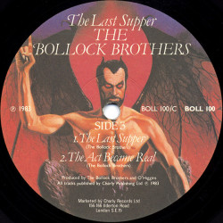 THE BOLLOCK BROTHERS - THE LAST SUPER (Doppel Vinyl) II.Hand Rarität