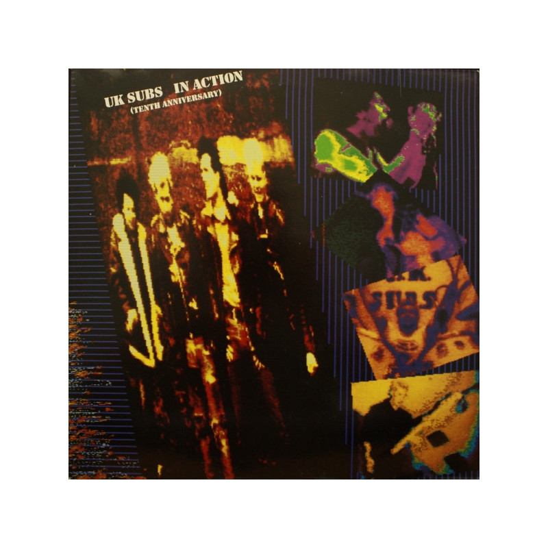 UK SUBS - IN ACTION (Doppel Vinyl) II.Hand Rarität