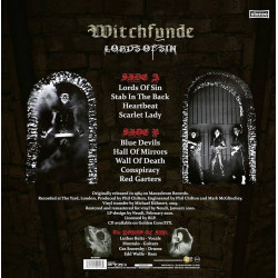 WITCHFYNDE - LORDS OF THE SIN ( Black Vinyl)