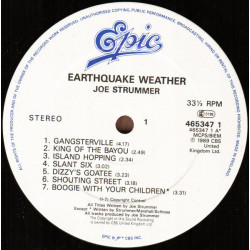 Joe Strummer - Earthquake Weather (II.HAND Black Vinyl)