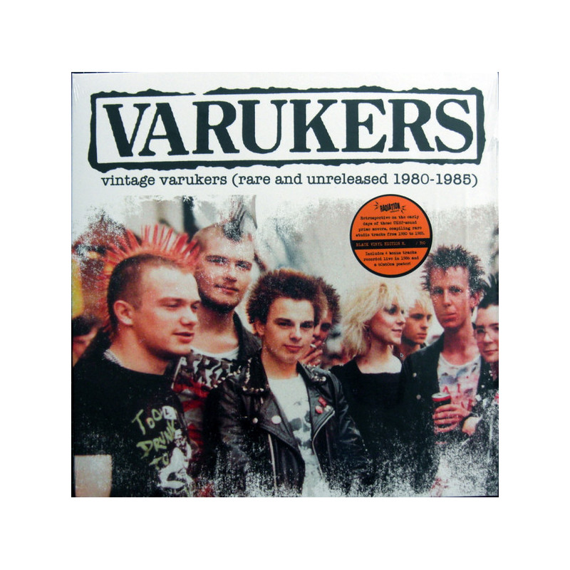Varukers* – Vintage Varukers ( Rare And Unreleased 1980 - 1985) - Black Vinyl