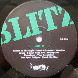 Blitz - Time Bomb Early Singles and Demos Collection ( Black Vinyl )