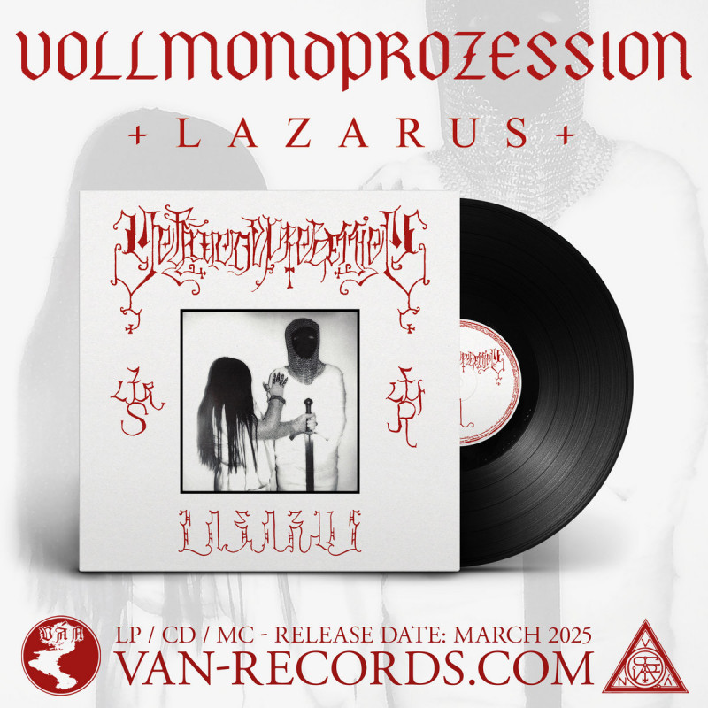 Vollmondprozession - Lazarus Vinyl ( lim Black - Red Marble Vinyl )