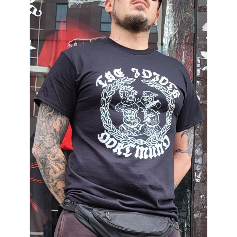 The Idiots - Old School Pics (T-Shirt schwarz) Größe3XL