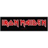 IRON MAIDEN - Logo Stripe ( Aufnäher ca 6,5 x 18,5 cm )