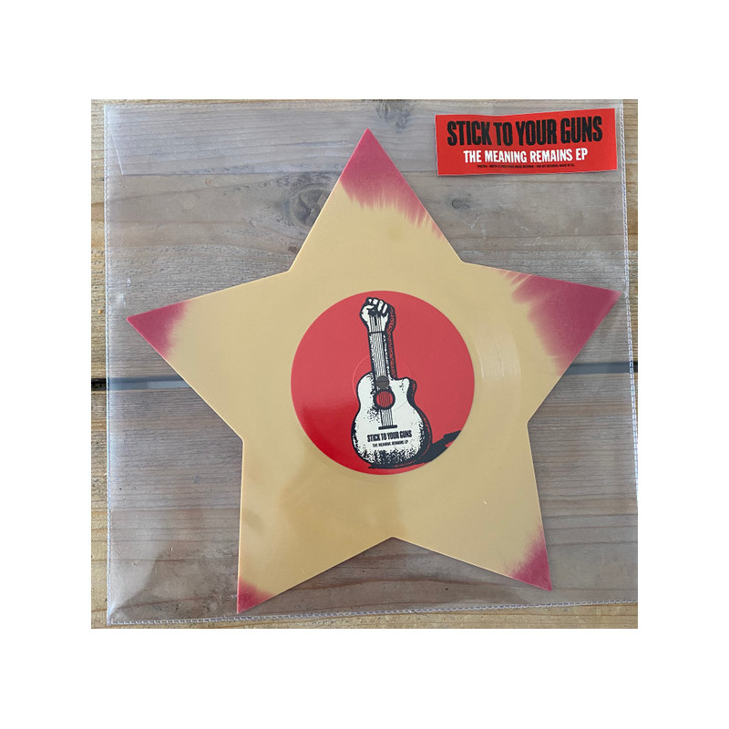 Stick To Your Guns – The Meaning Remains (10 Inch Vinyl Shape, EP, Limited Edition, Mustard / Red Mix )
