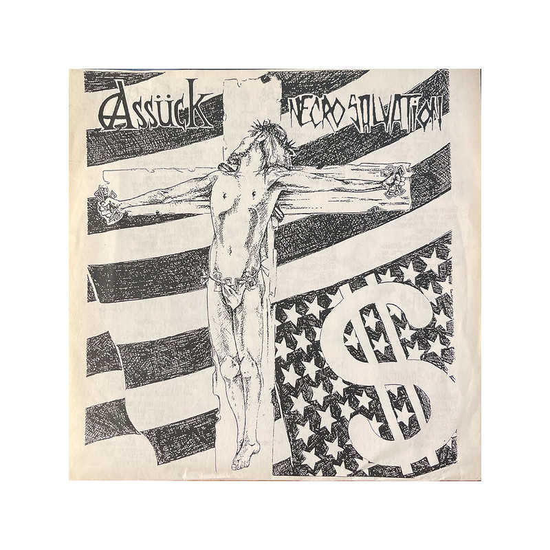 Assück - Necro Salvation ( lim. 7 inch in green marbled  Vinyl)