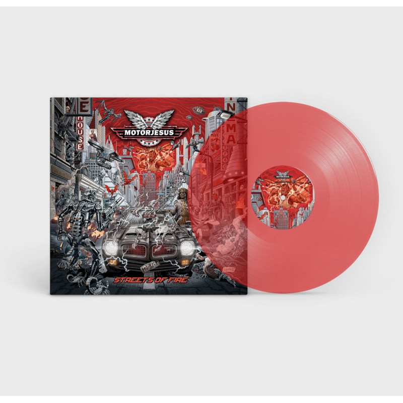 Motorjesus - Streets Of Fire (180g) (Limited Reaper Edition) (Transparent Red Vinyl)