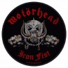 MOTÖRHEAD - Iron Fist ( Aufhäher rund 9,5 cm Durchmesser )