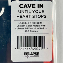 Cave In - Until Your Heart Stops (2. Hand, RE, Red/Black + Cyan/Black Merge, 2LP)