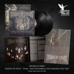 Cradle of Filth - Dusk And Her Embrace (The Original Sin) 2LP (2nd pressing) Black Vinyl