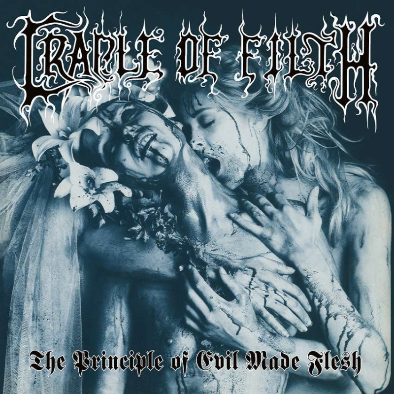 Cradle of Filth - The Principle Of Evil Made Flesh (2nd pressing) Transparent Sea-Blue Silver Vinyl