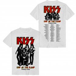 Kiss - End Of The Road Band (T-Shirt, weiß)