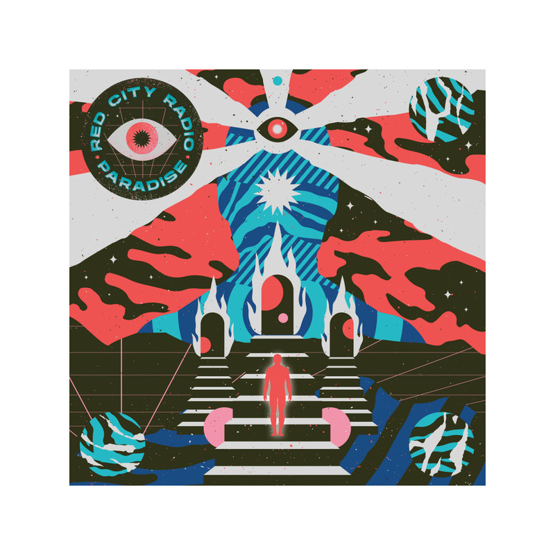 Red City Radio - Paradise (2. Hand, Neon Pink/Electric Blue Vinyl)
