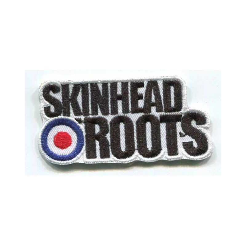 SKINHEAD - ROOTS ( Aunäher gestickt ca. 3,5 x 7,5 cm )